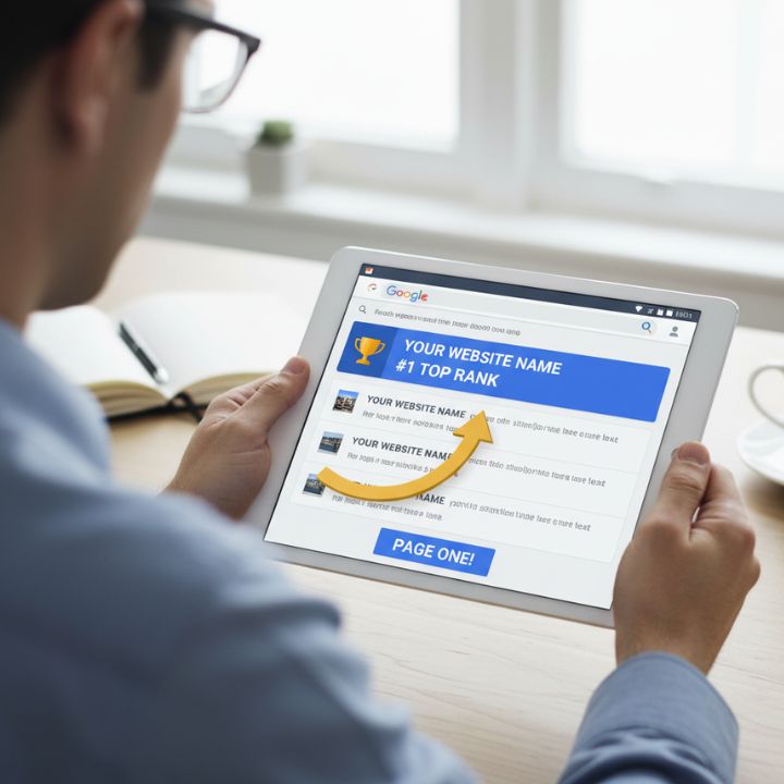 how to rank on first page in Google